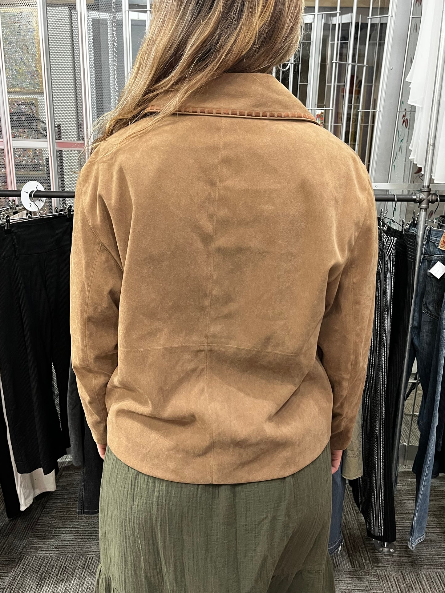 M - TanJay Lightweight Collared Button Down Jacket