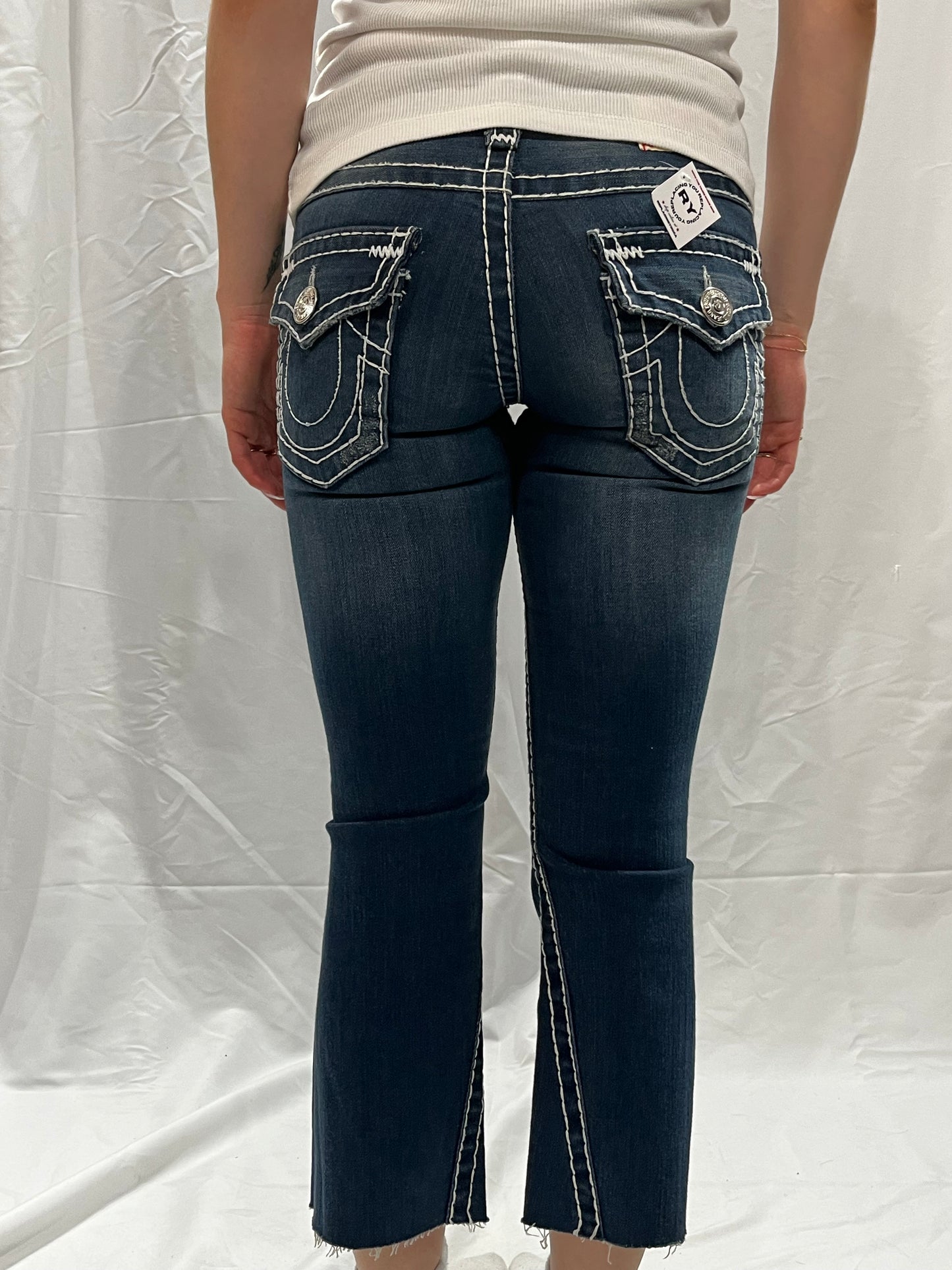 26" - True Religion Joey Super T Capri Jean