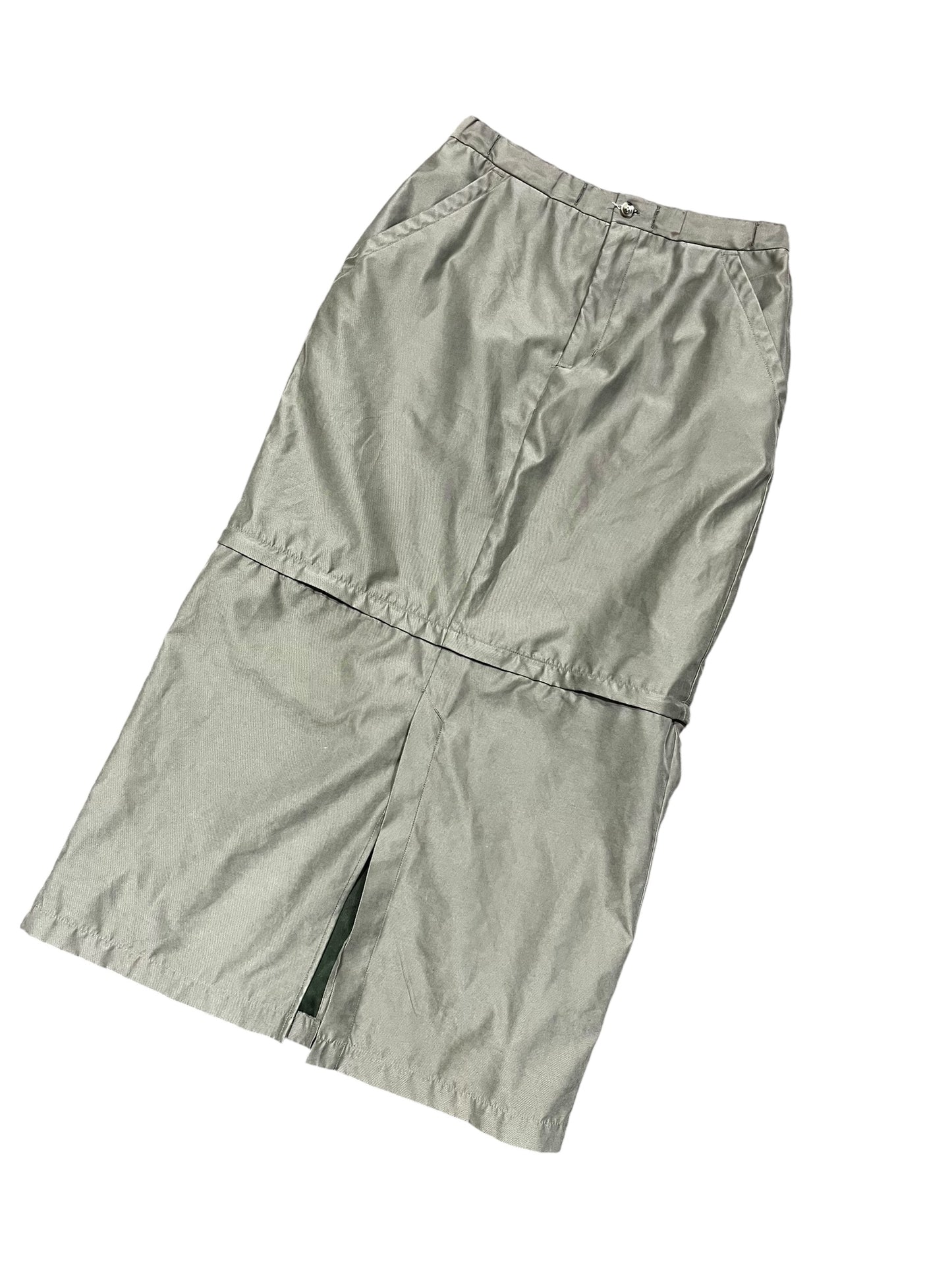 M - Columbia Cargo Zip Maxi Skirt
