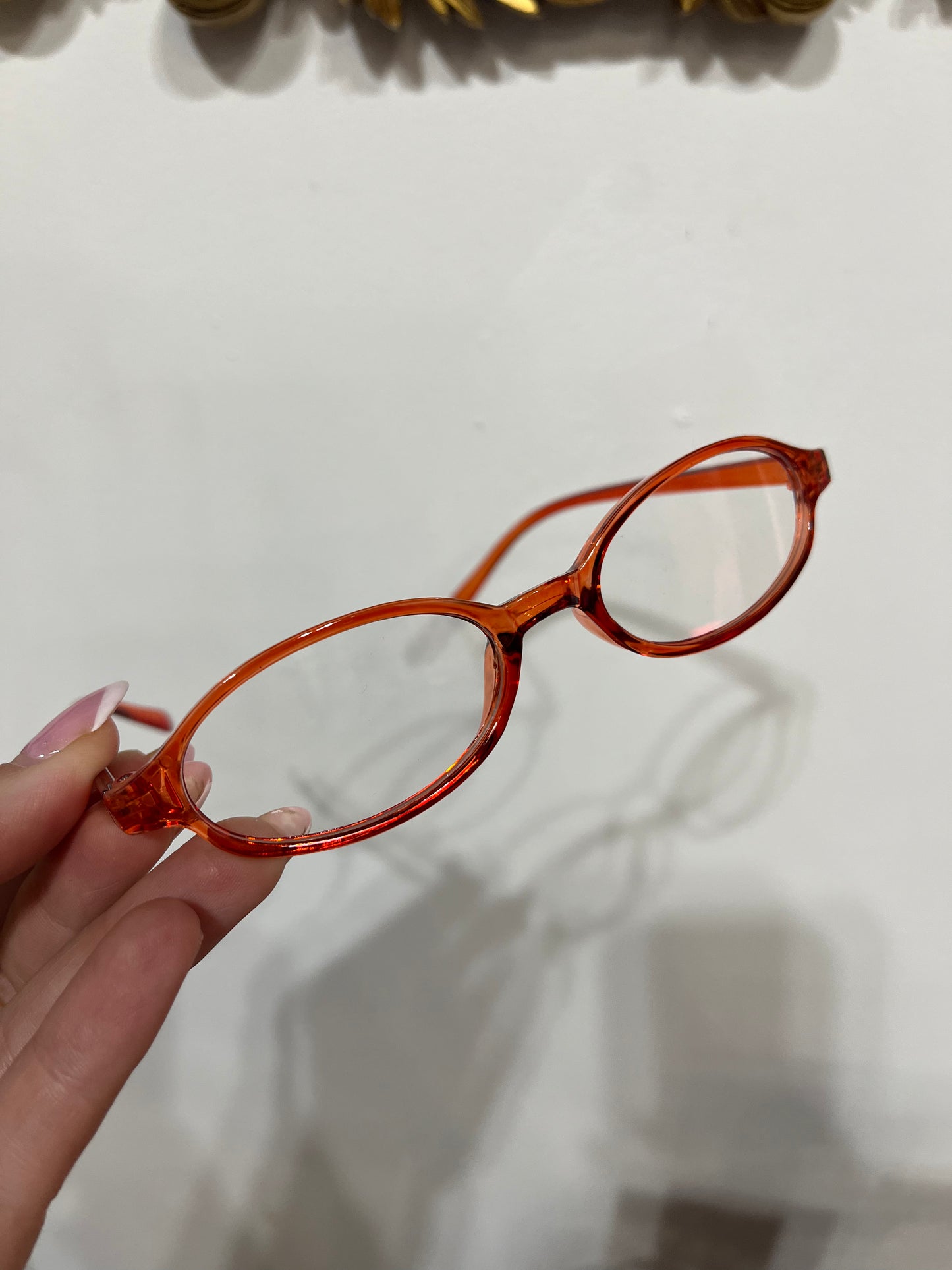 Faux Glasses - Oval Frame