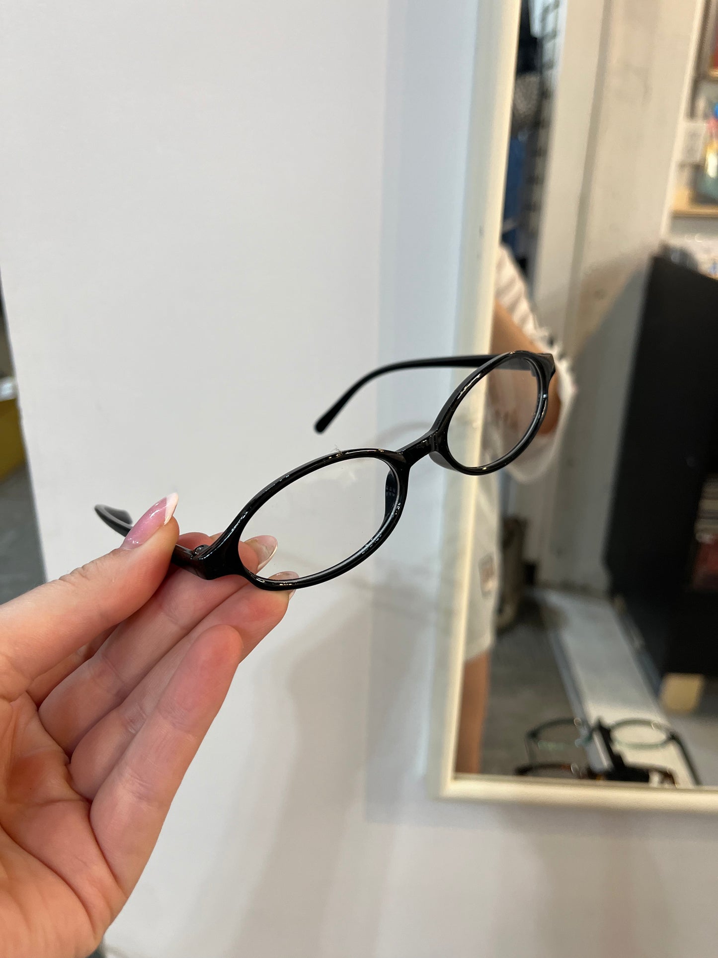 Faux Glasses - Oval Frame