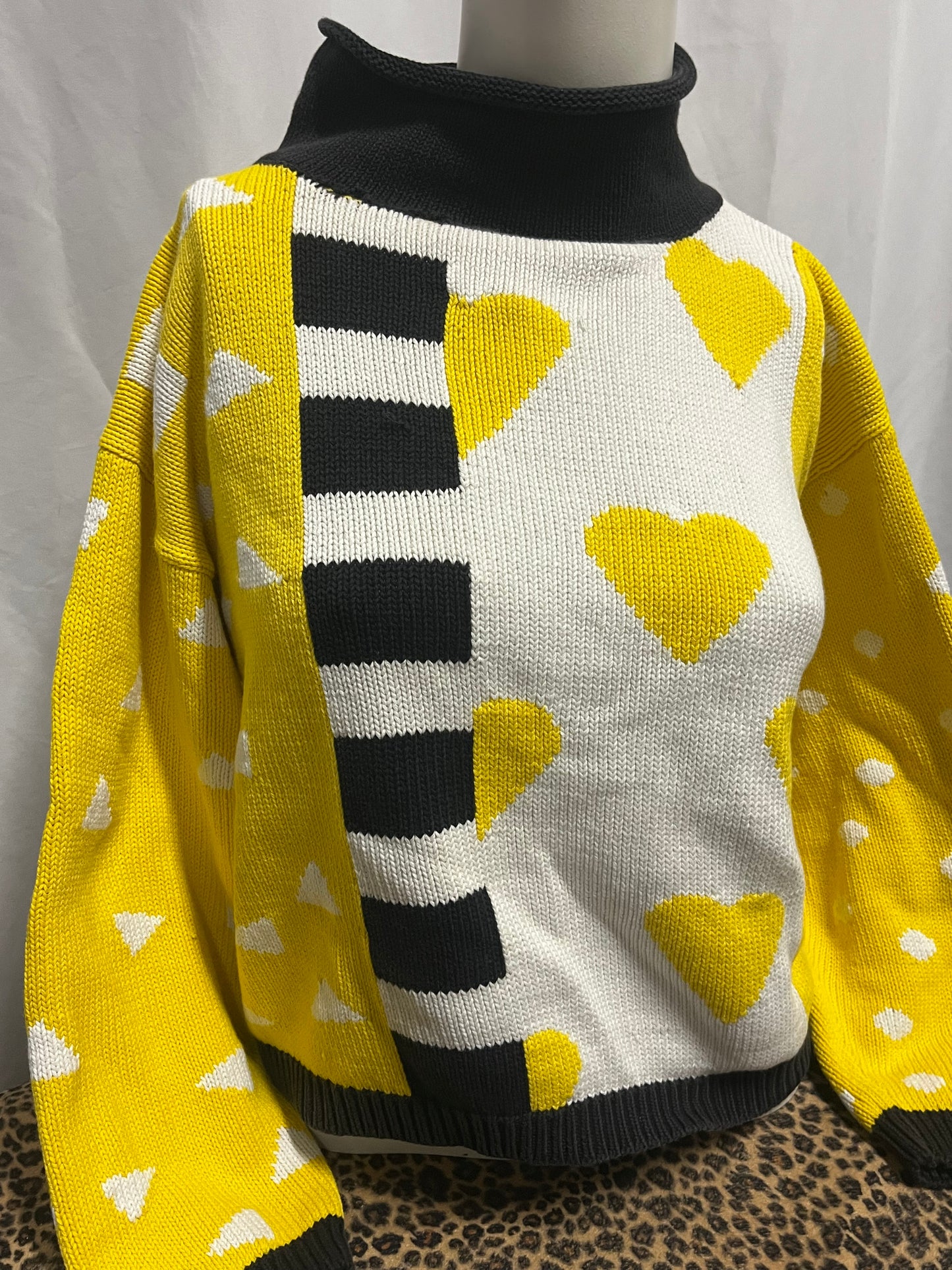 S - Sussman's 80s Funky Knit Sweater