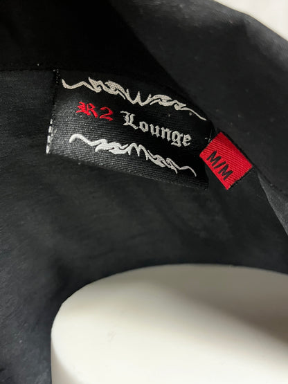 L - R2 Lounge Y2K Graphic Button Down