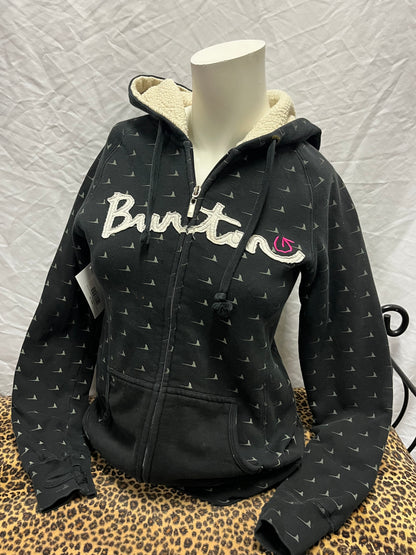 S - Burton Snowboards 2000s Graphic Zip Hoodie