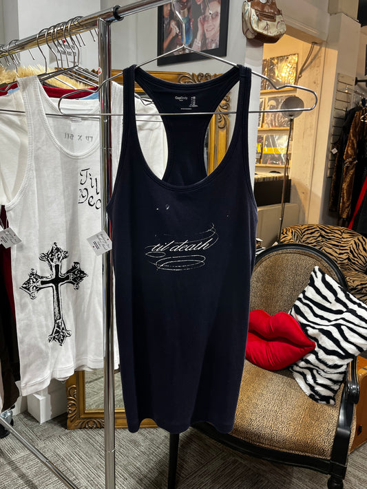 XS - RY x STT Navy Blue Tank
