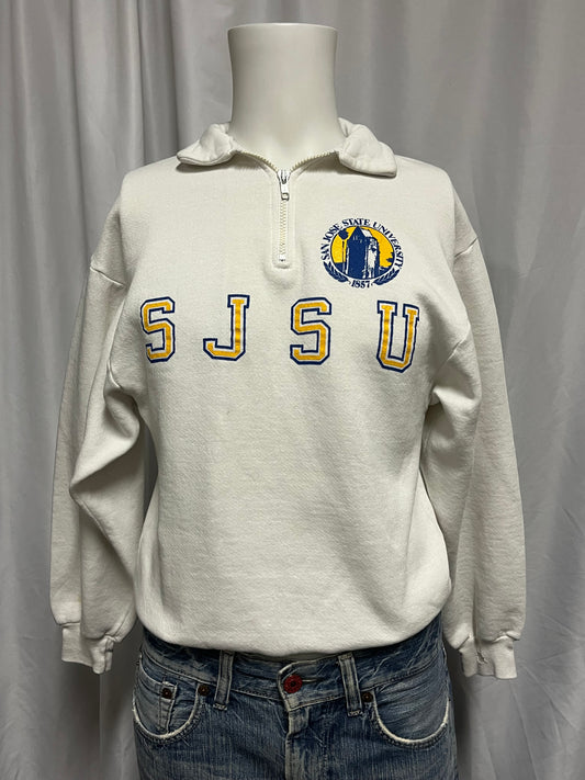 M - San Jose State University 90s 1/4 Zip Sweatshirt
