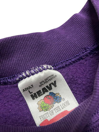 L - Minnesota Vikings 90s Riddell Sweatshirt Made In USA