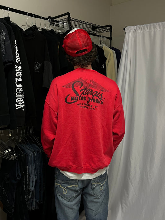 XXL - Sturgis S.D. Broken Spoke Saloon Biker Crewneck