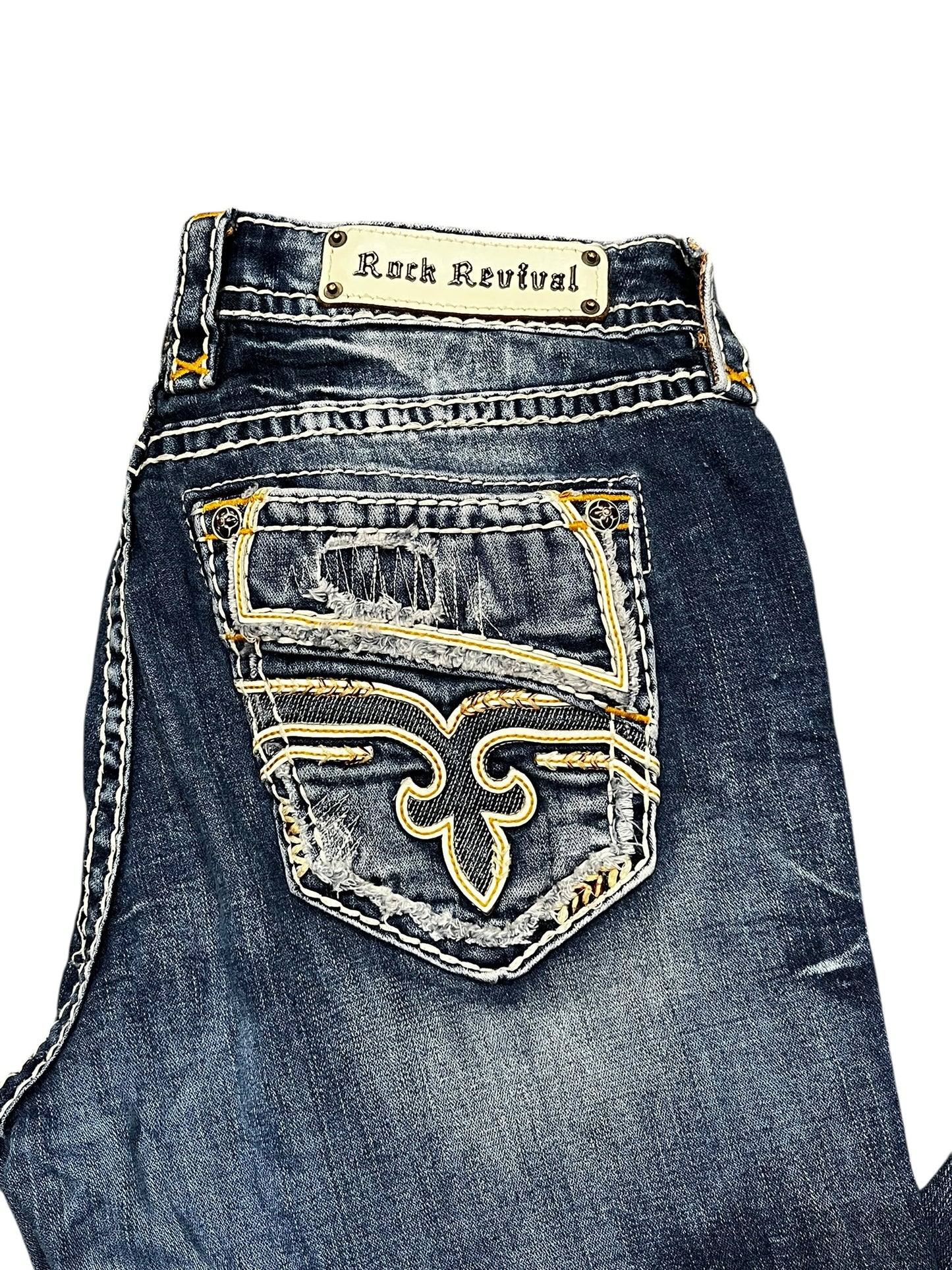 30" - Rock Revival Y2K Easy Straight Jeans