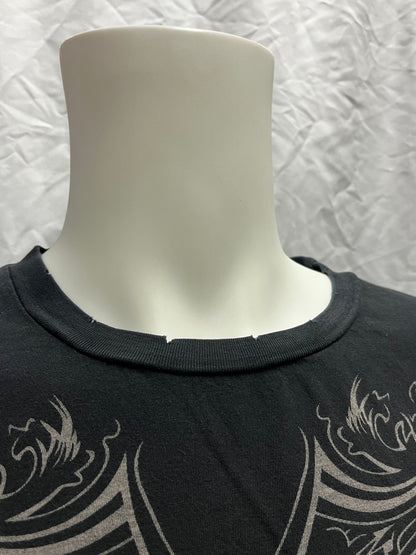 XL - Affliction Y2K Gothic Rhinestone Graphic Tee
