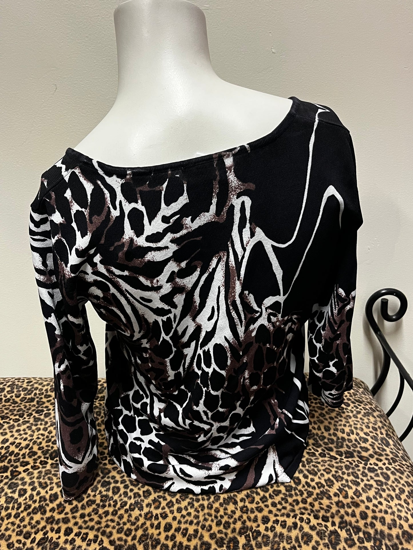 M - Chagall 2000s Animal Print Top