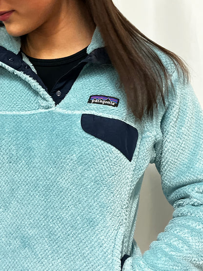 S - Patagonia Pullover Fleece Ice Blue