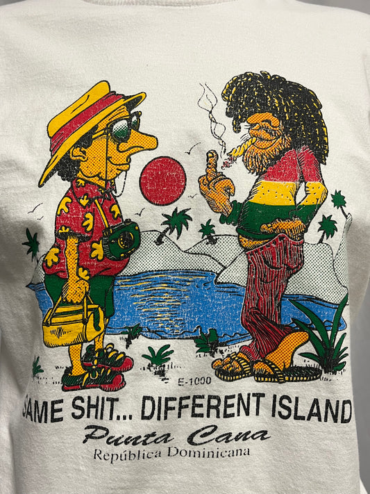 L - Same Shit Different Island Vintage Graphic Tee