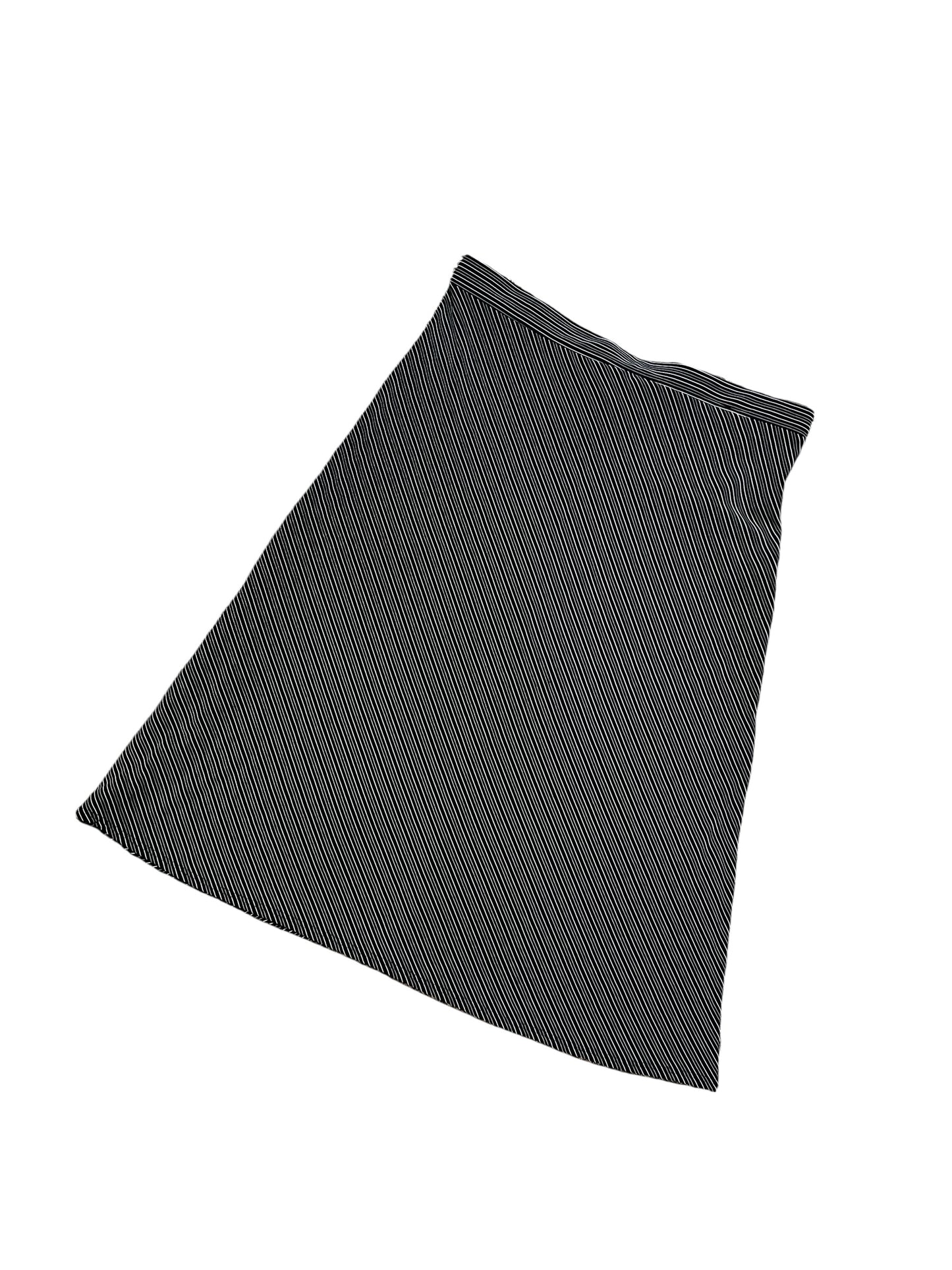 M/L - Suzy 2000s Striped Midi Skirt
