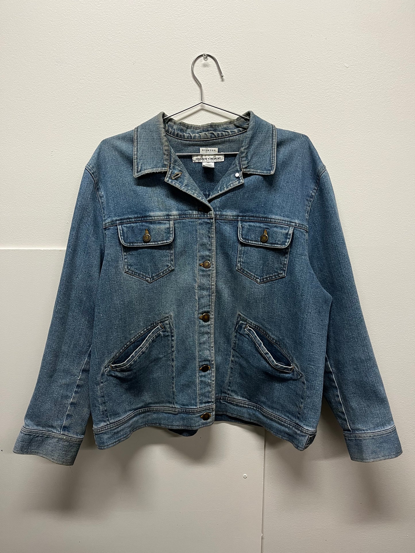XL - Jones NY Boxy Denim Jacket