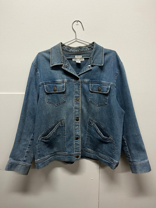 XL - Jones NY Boxy Denim Jacket