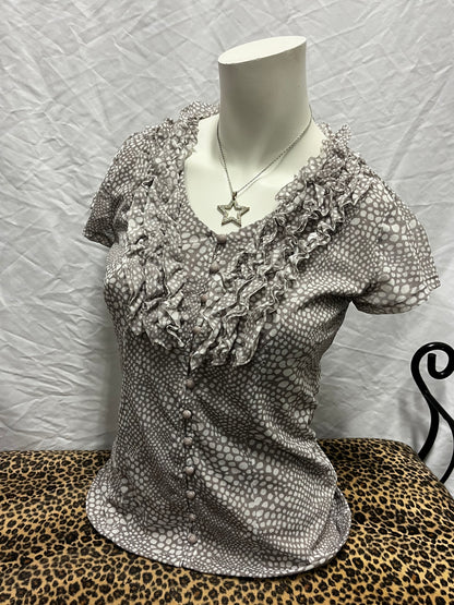 S - Ricki's 2000s Ruffle Trim Blouse