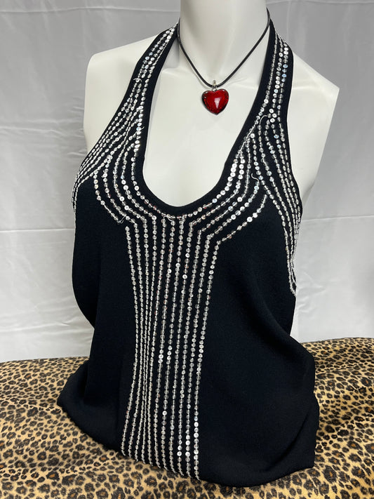 MXM Sequin Halter Top