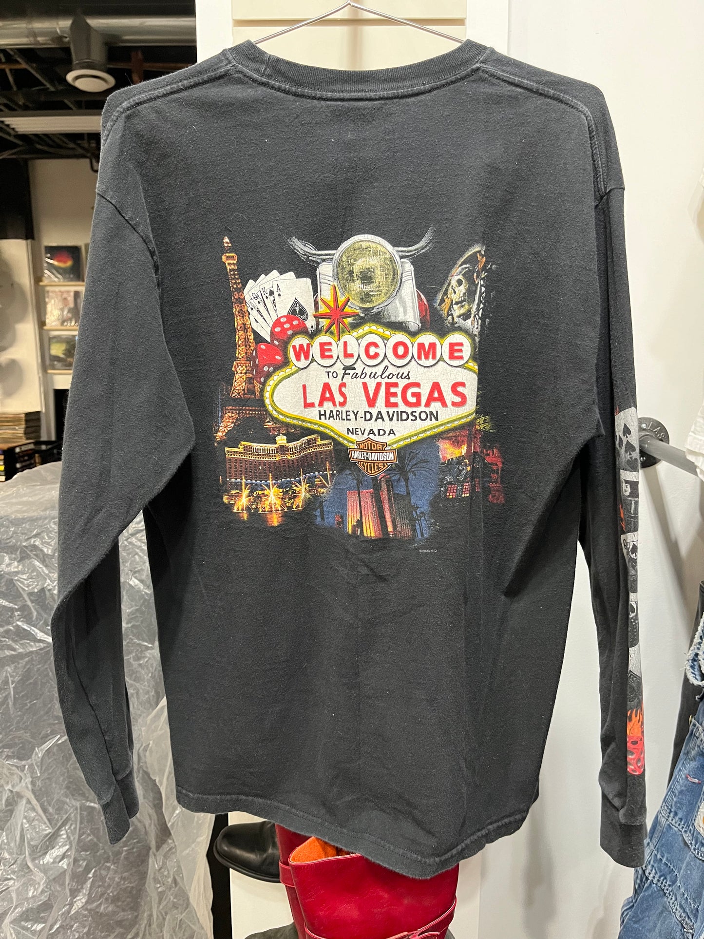 Harley Davidson 2003 Las Vegas Double Sided Tee