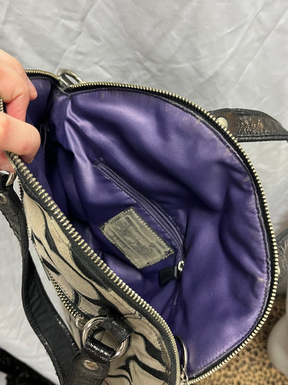 Purse - Coach 2000s Monogram Satin Lined Bag