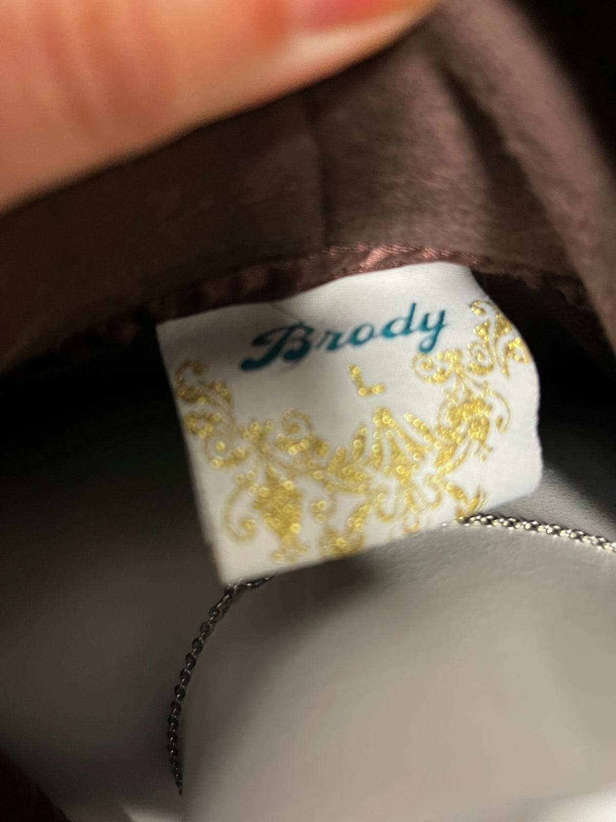 Youth L - Brody Y2K Brown + Pink Zip Hoodie