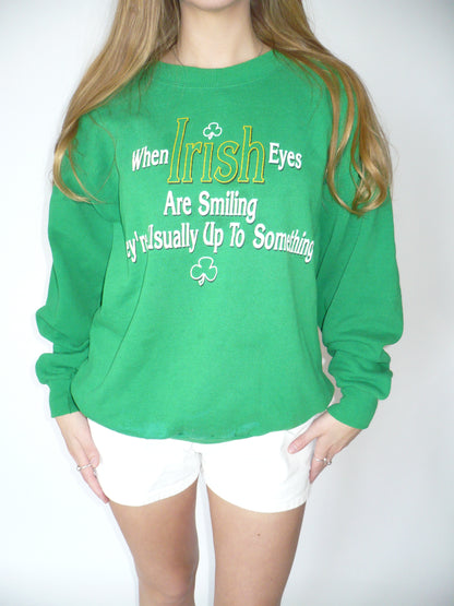 Irish Eyes Vintage Sweatshirt