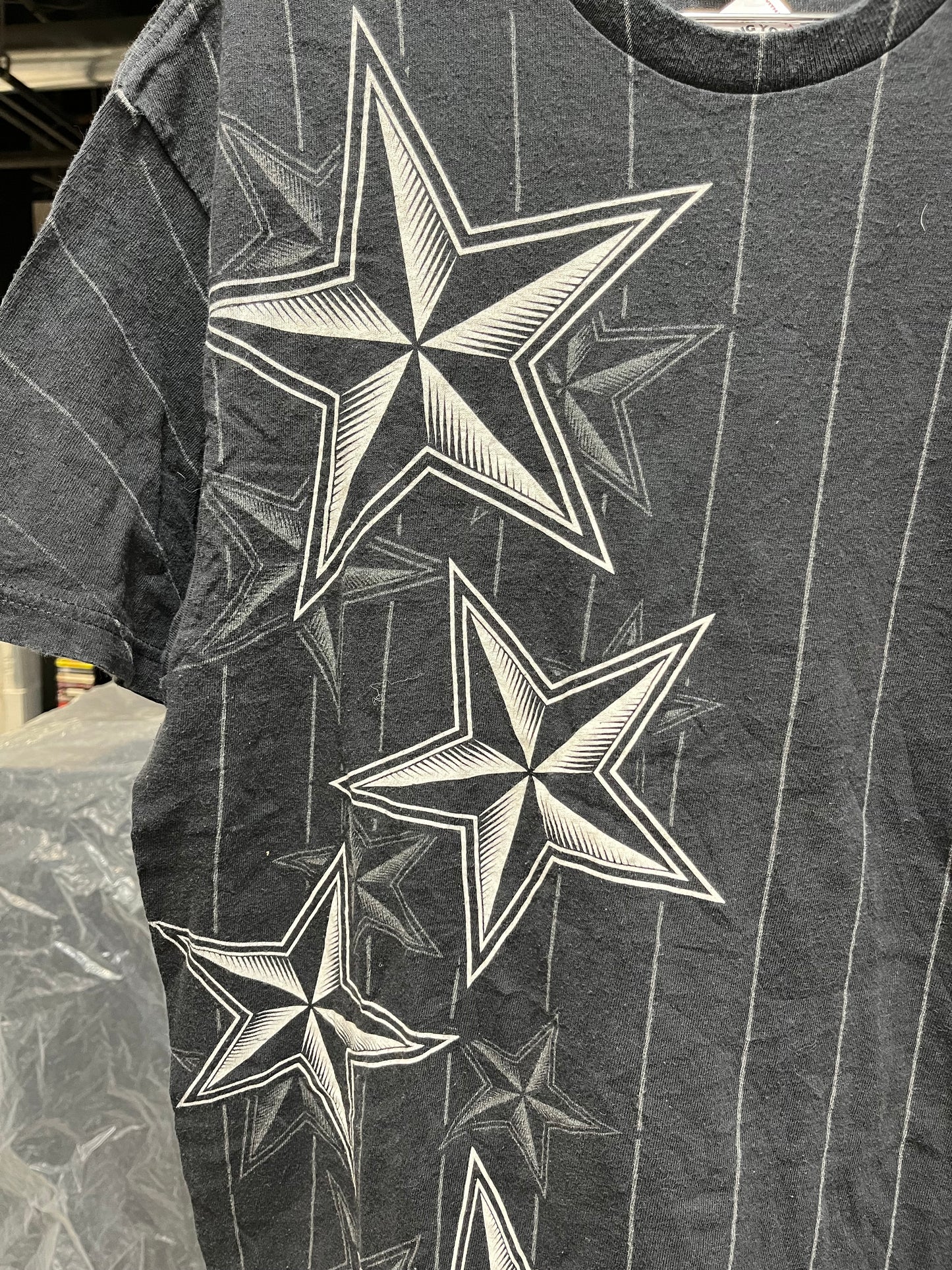 Cyber Y2K Stars Graphic Tee