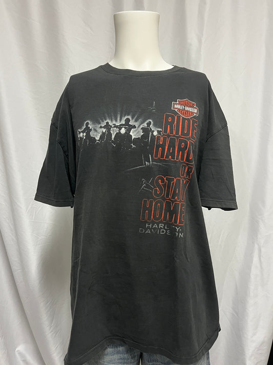 XXL - Harley Davidson Ride Hard 2009 Graphic Tee