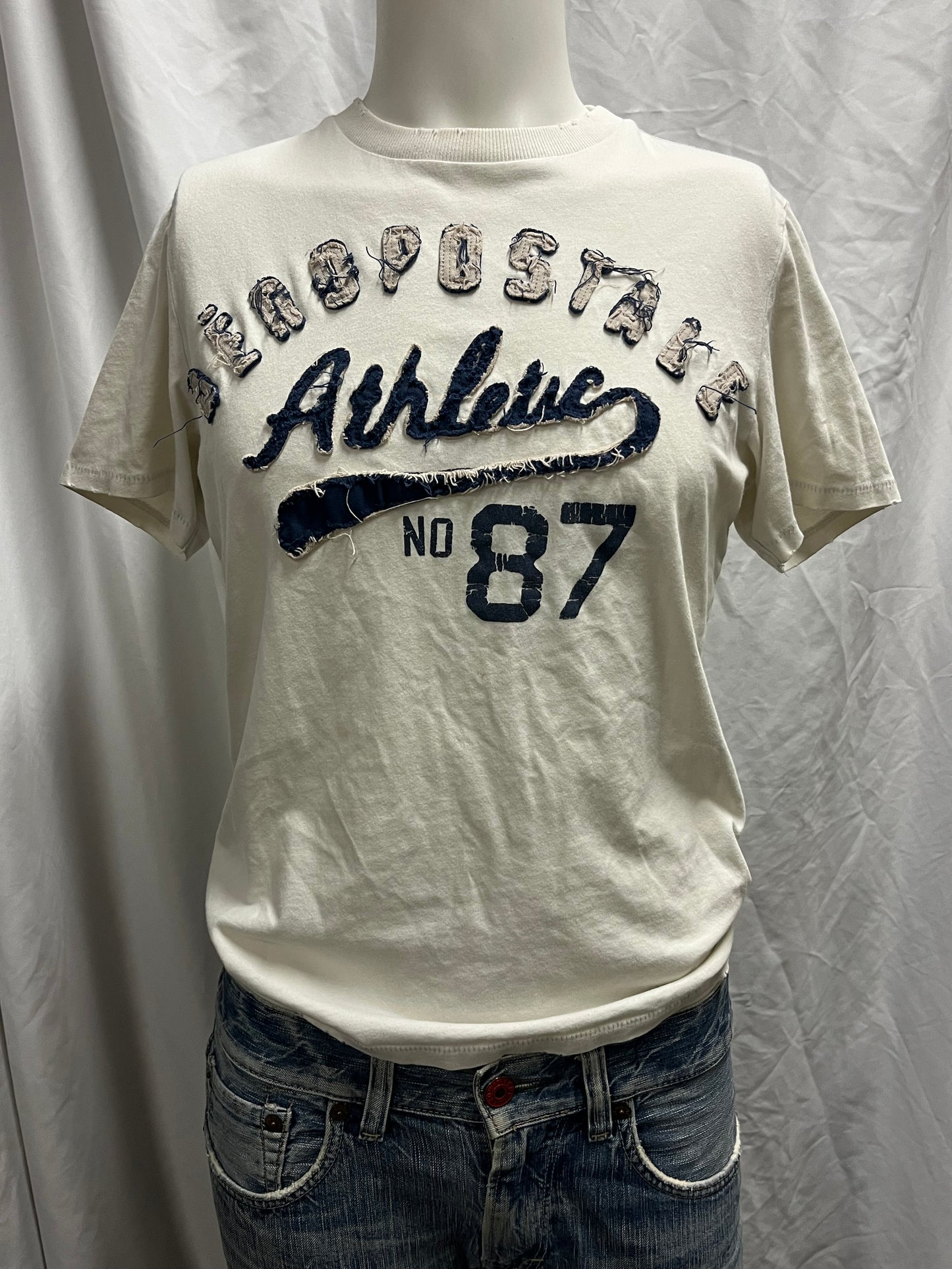 S - Aeropostale Y2K Applique Graphic Tee
