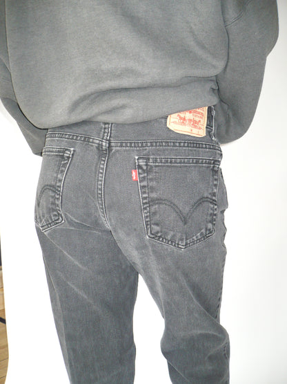 34 x 30 - Levi Strauss Faded Black Jean