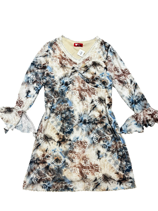 SZ 14 - Un Deux Trois 90s Boho Wide Sleeve Dress
