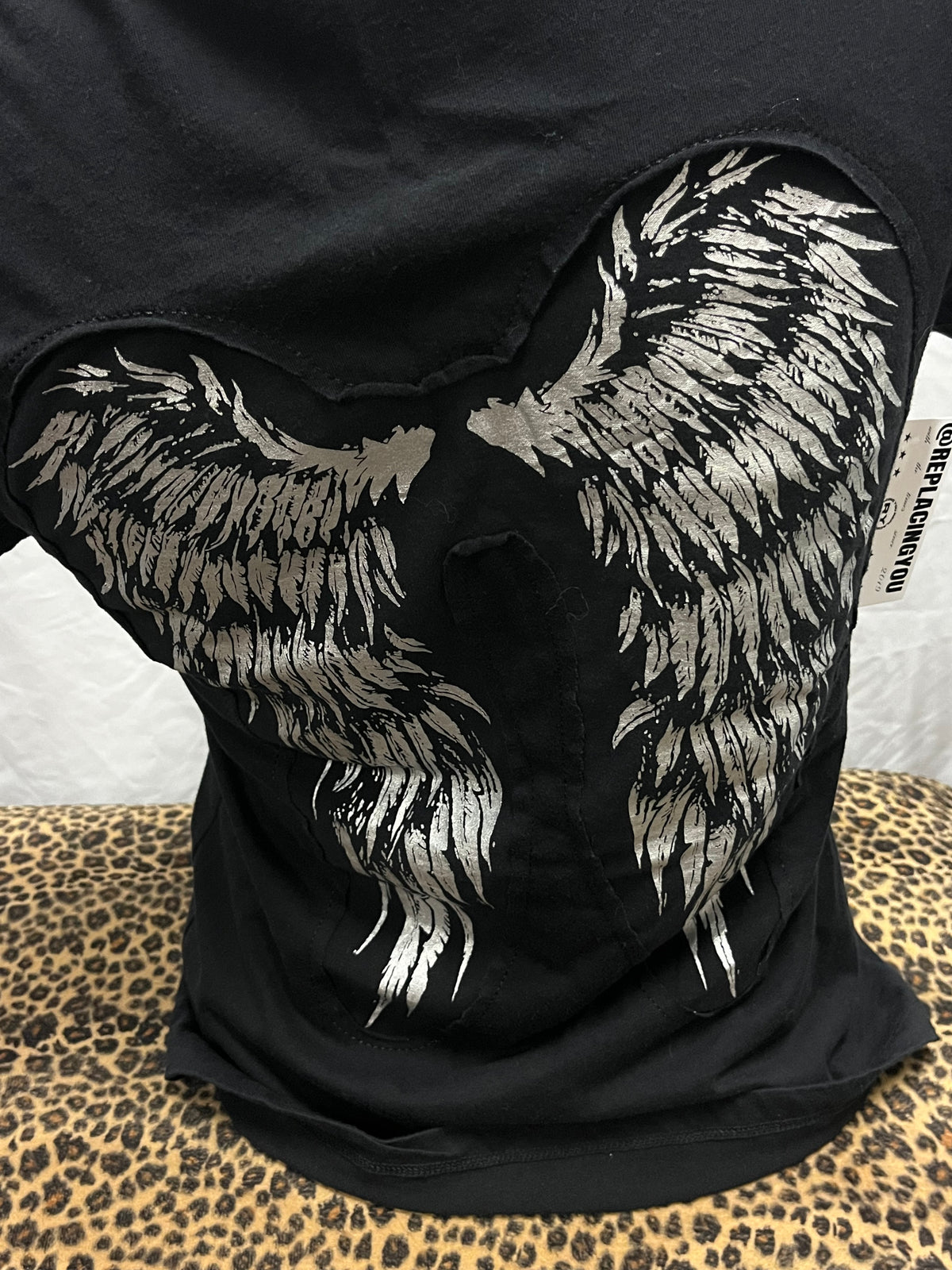 M - Harley Davidson Wings + Skull Graphic Top