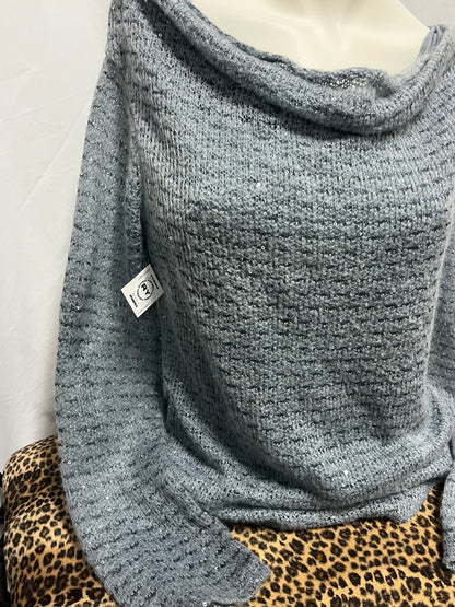 L - New Collection 2000s Sequin Drape Sweater Top