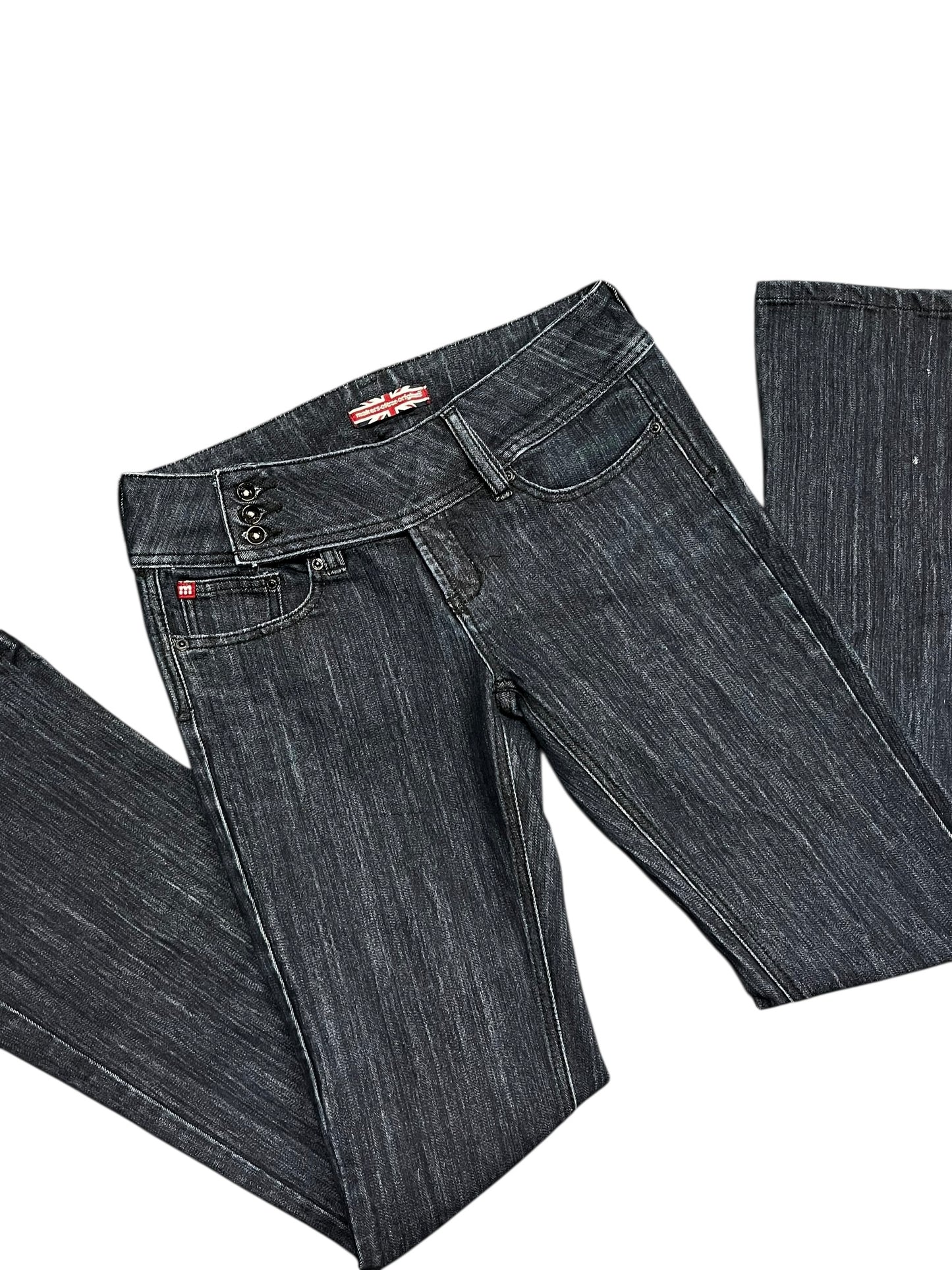 SZ 29" - MOTO Y2K Dark Wash Wrap Waist Jeans