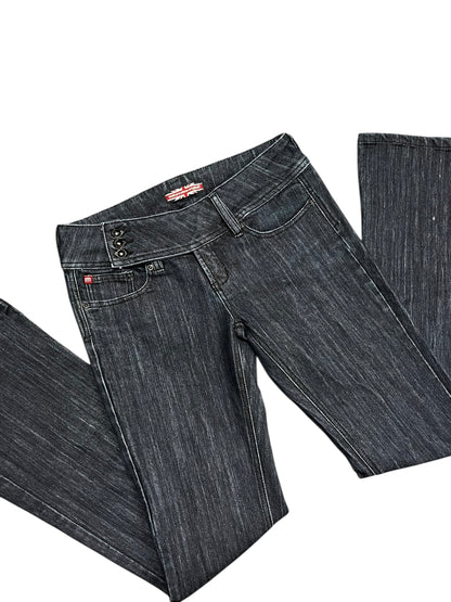 SZ 29" - MOTO Y2K Dark Wash Wrap Waist Jeans