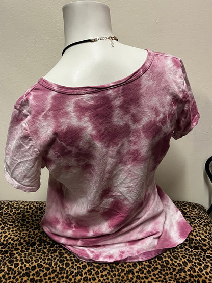 L - Urban X Y2K Rhinestone Graphic Top
