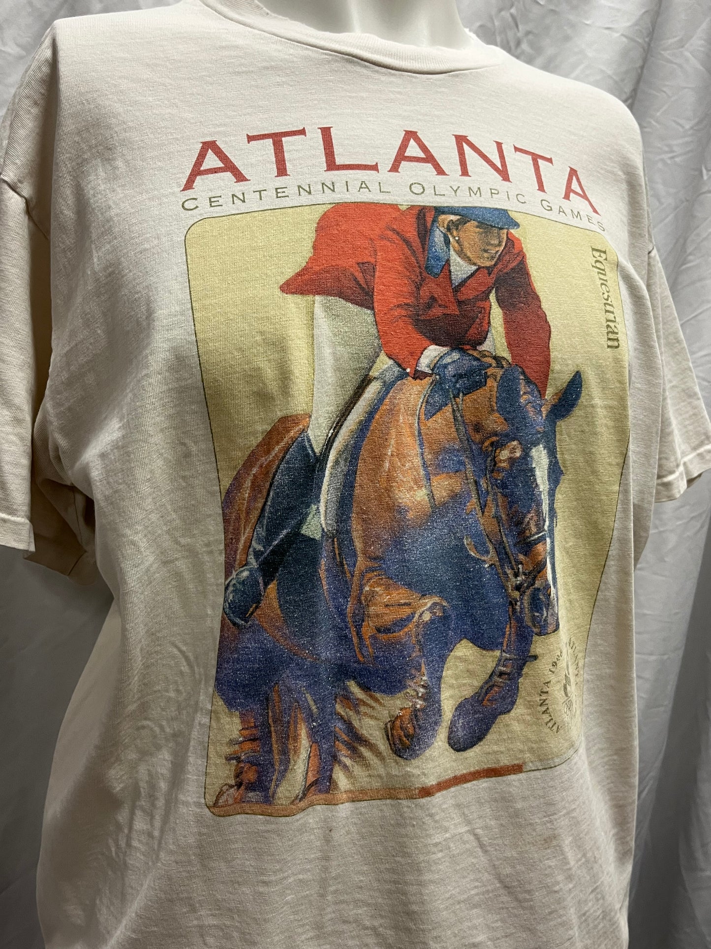 L - Atlanta 1996 Olympic Games Equestrian Tee Hanes