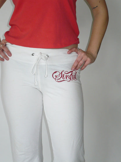 Sinful Y2K Wings Drawstring Sweatpants