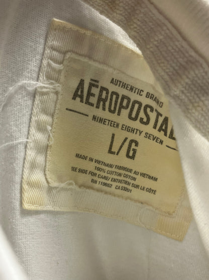 L - Aeropostale Y2K Applique Gothic Graphic Tee