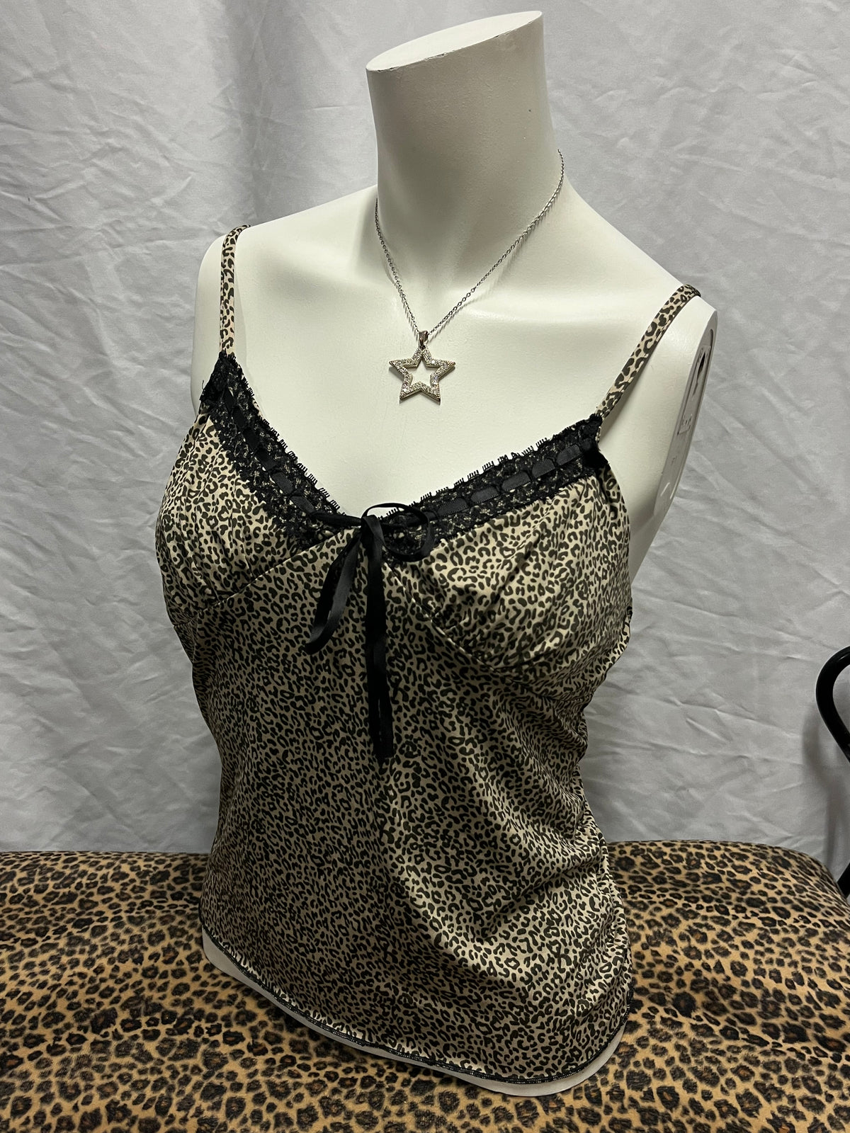 L - Madden Girl Leopard Print Cami Top