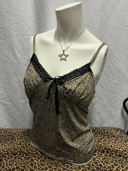 L - Madden Girl Leopard Print Cami Top