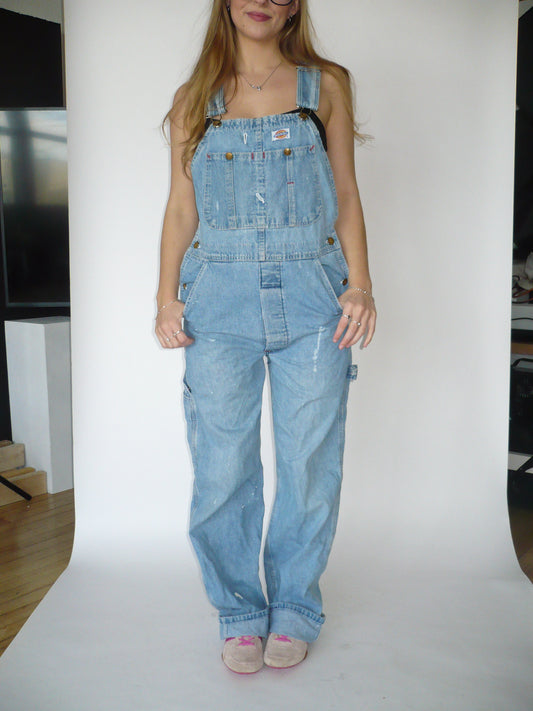 33 x 31 - Dickie's Vintage Denim Overalls