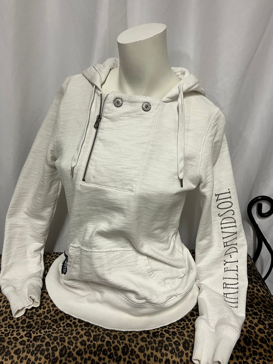 M - Harley Davidson 2000s Asymmetrical Hoodie