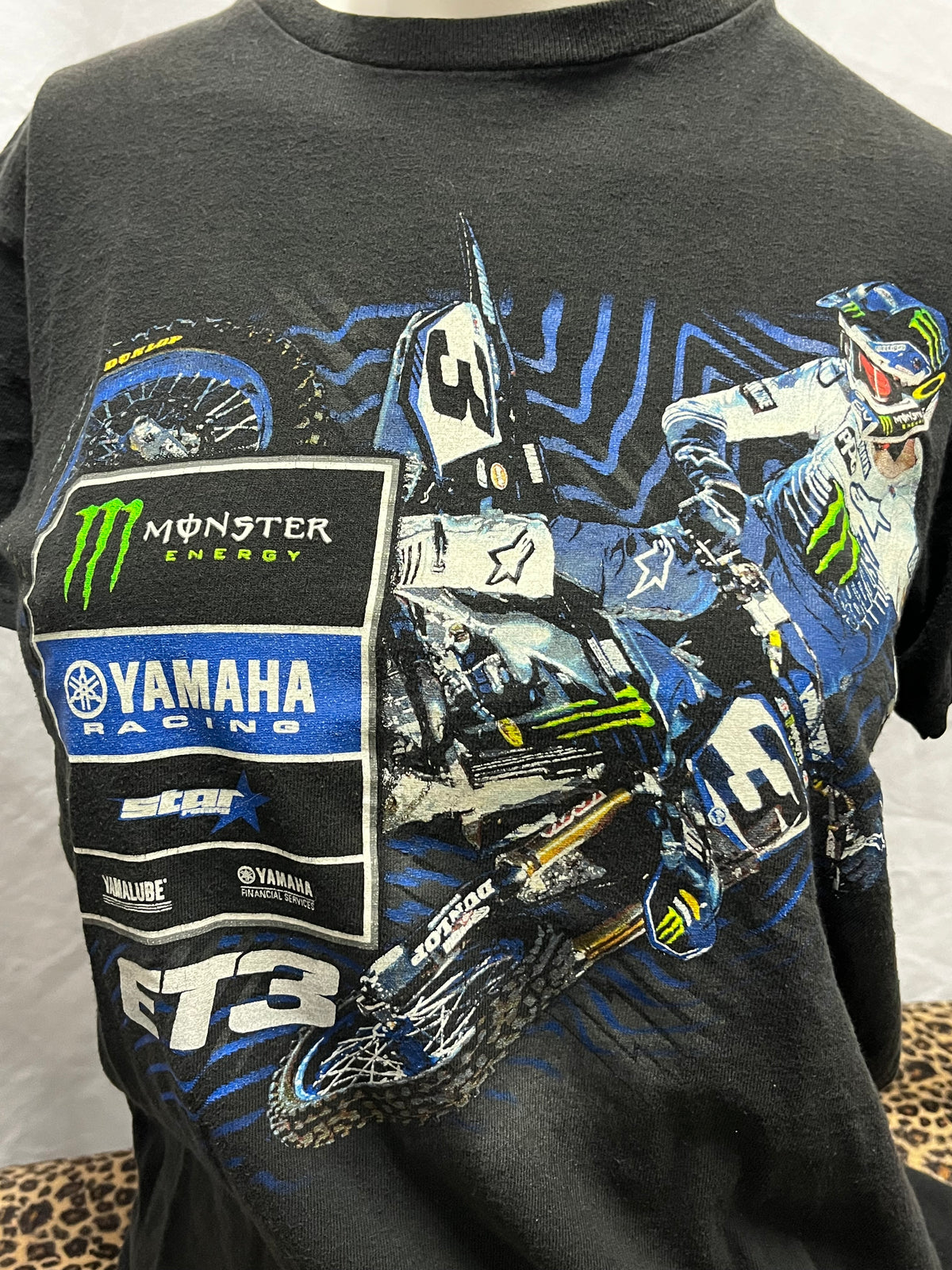 S - Monster Energy 2000s Moto Graphic Tee