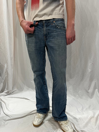 33 x 33" - True Religion Y2K Billy Bootcut Light Wash Men's Jeans