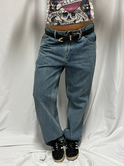 34 x 30" - Steve & Barry's Low Rise Boot Cut Baggy Jeans