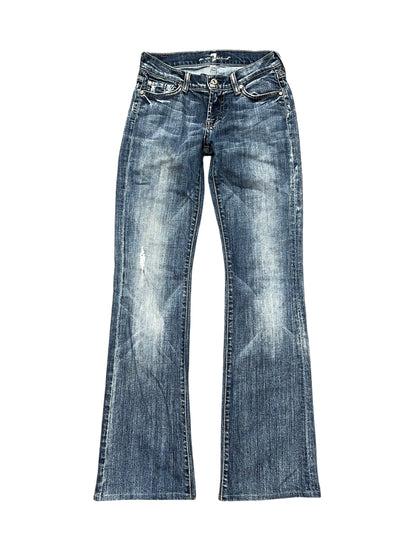 26" - 7 For All Mankind Low Rise Bootcut Jeans