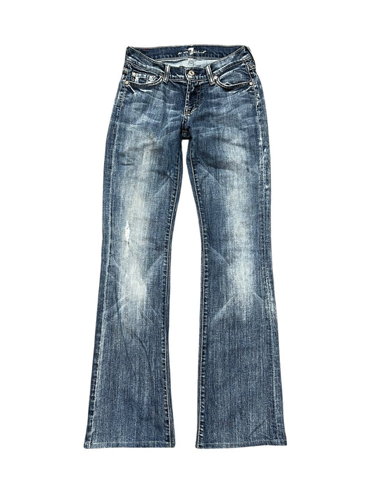 26" - 7 For All Mankind Low Rise Bootcut Jeans