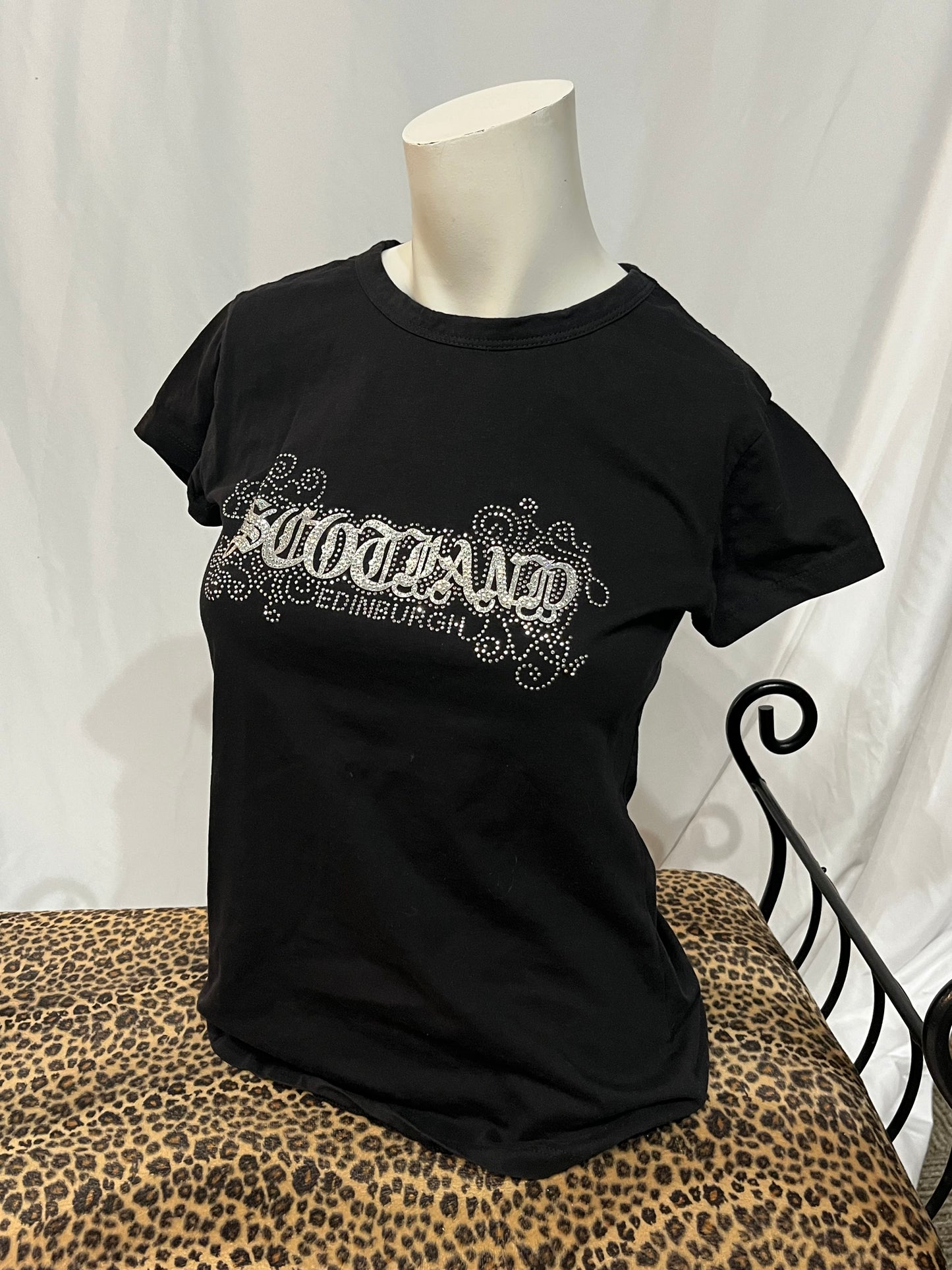 L/XL - Scotland Y2K Gothic Bling Top