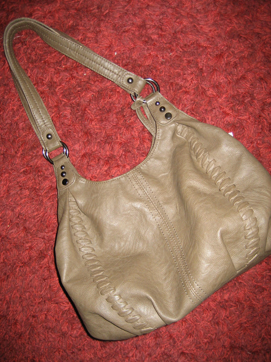 Fiorelli Brown + Silver Hobo Bag Purse